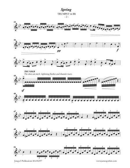 Vivaldi The Four Seasons Complete For Trumpet Piano Page 2