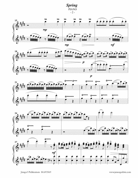 Vivaldi The Four Seasons Complete For Violin Piano Page 2