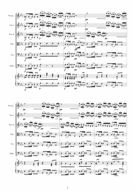 Vivaldi Violin Concerto In E Flat Major Rv 254 For Violin Strings And Cembalo Page 2