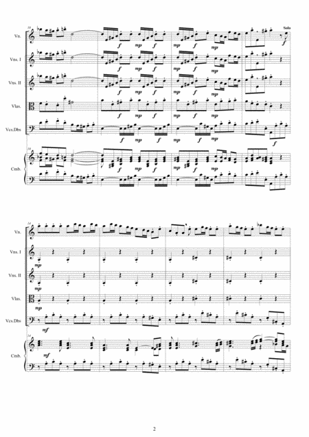 Vivaldi Violin Concerto No 6 In A Minor Rv 356 Op 3 For Violin Strings And Cembalo Page 2