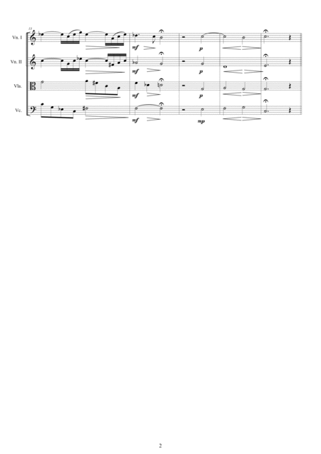 Vivaldi Violin Concerto No 7 In C Major Rv 185 Op 4 For String Quartet Page 2