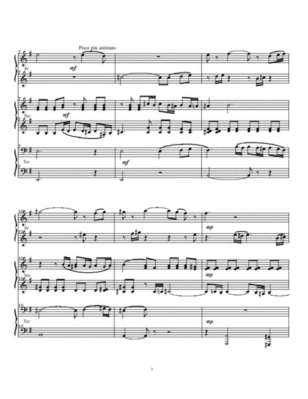 Vocalise 1 Piano 6 Hands Trio Page 2