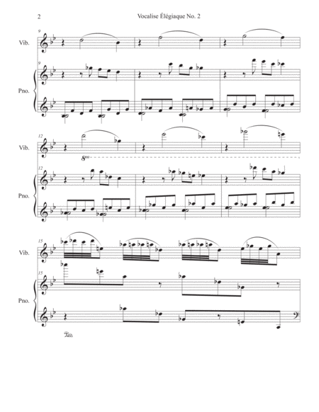 Vocalise Lgiaque No 2 For Vibraphone And Piano 2017 Page 2