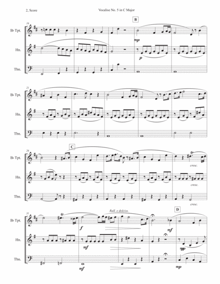 Vocalise No 5 In C Major Page 2