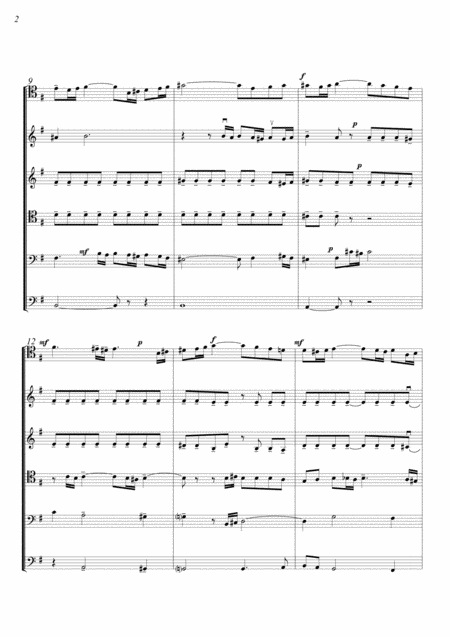 Vocalize Op 34 No 14 Comp 1915 Orig C Minor Arranged For 6 Cellos Page 2