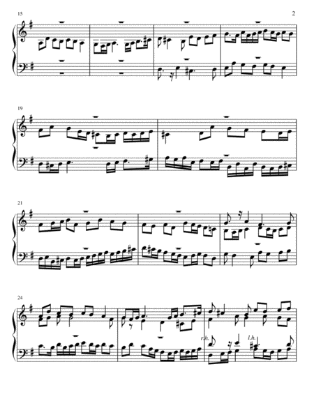 Voluntary In G Major For Piano Page 2