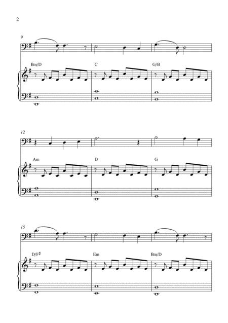 Walk Hand In Hand Cello Solo And Piano Accompaniment With Chords Page 2