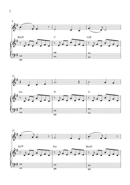 Walk Hand In Hand Violin Solo And Piano Accompaniment With Chords Page 2