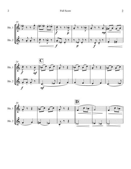 Walk This Way For French Horn Duet Page 2