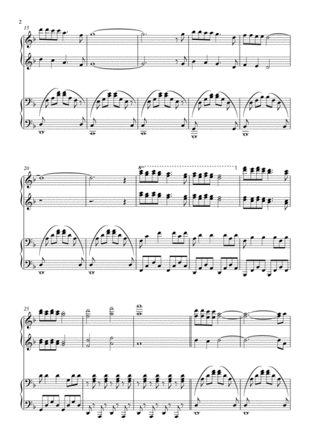 Walking In The Air From The Snowman By Howard Blake Arranged For Piano Duet 2017 Holiday Contest Entry Page 2