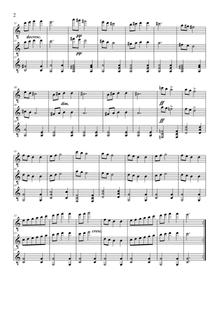 Waltz D 969 No 3 For Guitar Trio Page 2