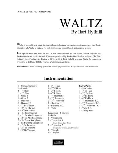 Waltz For Concert Band Page 2