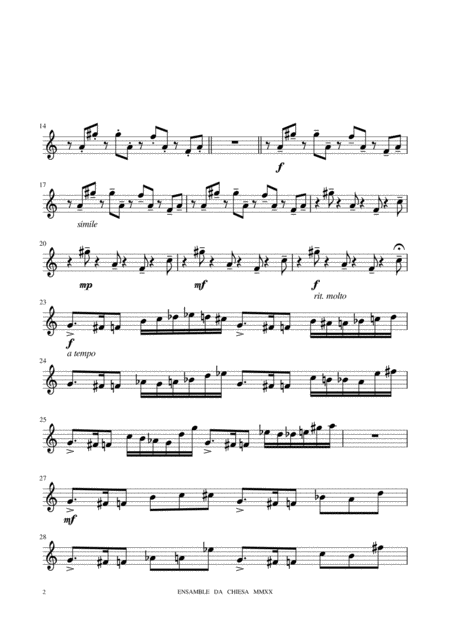 Waltz For Oboe And Piano Oboe Part Page 2