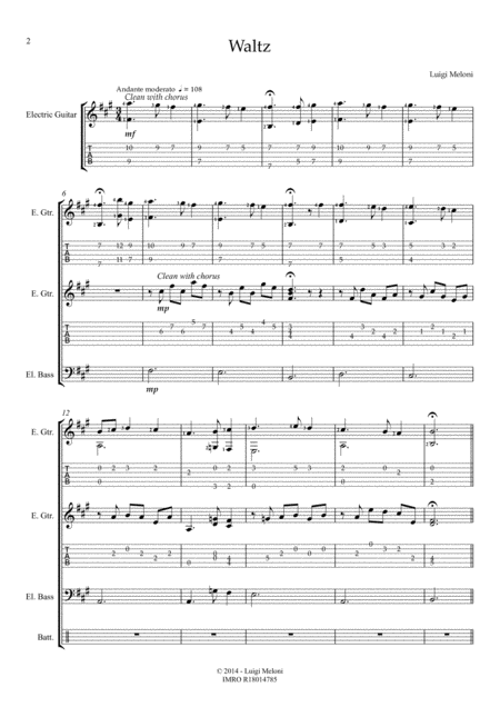 Waltz Full Score Page 2
