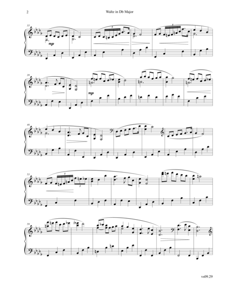 Waltz In D Flat Major Page 2