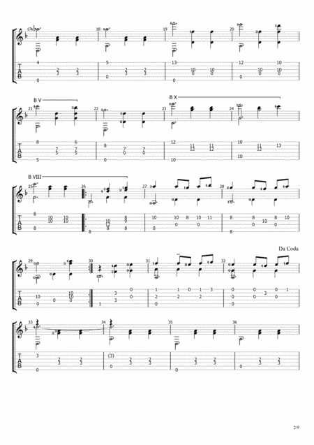 Waltz No 2 By Dmitri Shostakovich For Guitar Page 2