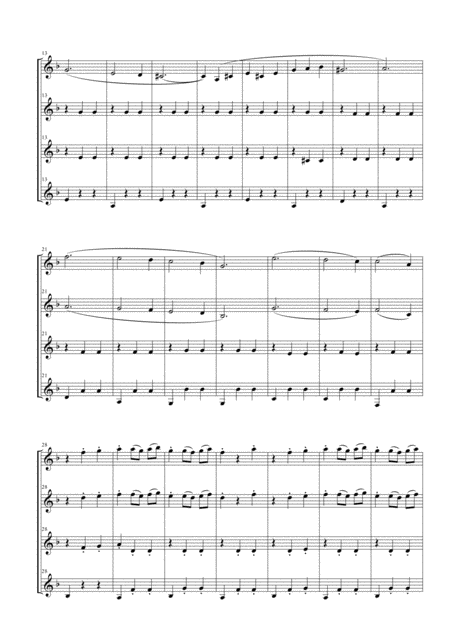 Waltz No 2 For Clarinet Quartet Page 2