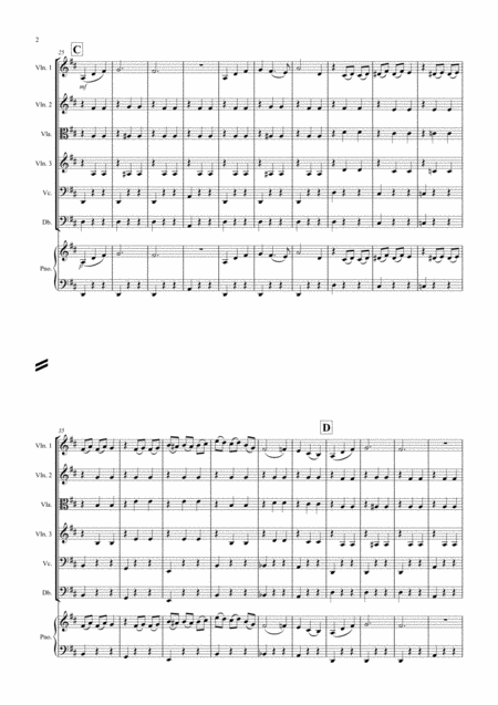 Waltz Of The Flowers Fantasia From Nutcracker For String Orchestra Page 2