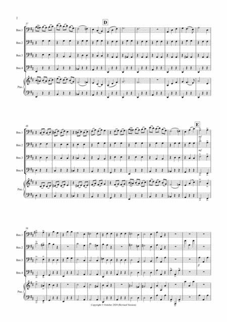 Waltz Of The Flowers For Bassoon Quartet Fantasia From The Nutcracker Page 2
