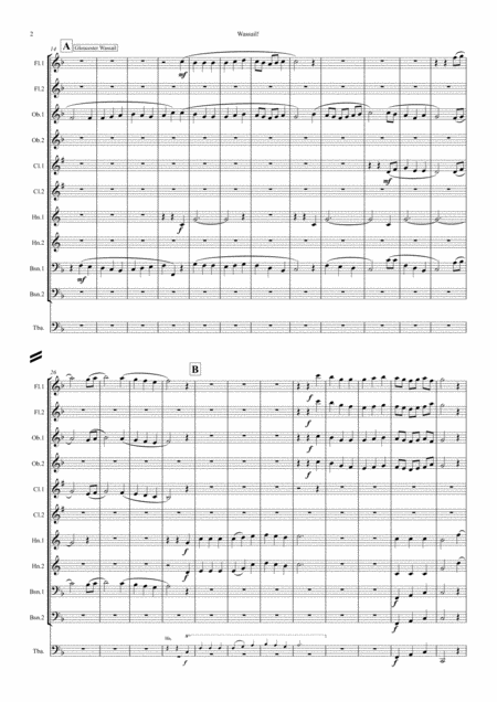 Wassail Incorporating 4 Different Wassail Carols Symphonic Wind Page 2