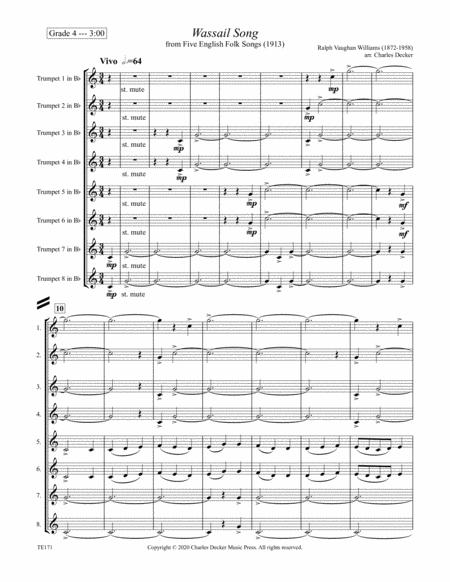 Wassail Song For Trumpet Ensemble Page 2