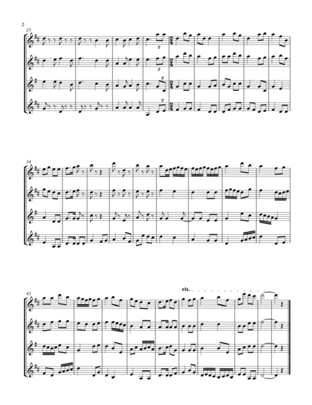 Wassail Song Sax Quartet Aatb Page 2