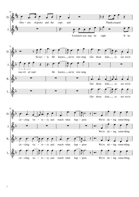 Watch What Happens Reprise Newsies Vocals Page 2