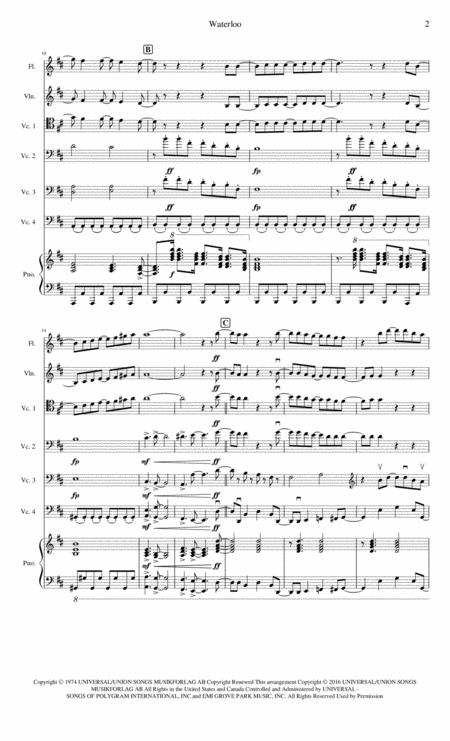 Waterloo Cellos Violin Flute Piano Page 2