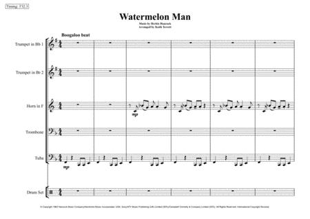 Watermelon Man For Brass Quintet Opt Drumset Page 2