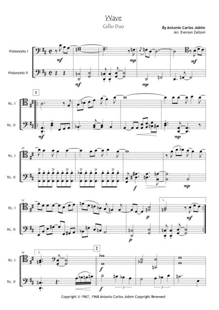 Wave Cello Duo Page 2