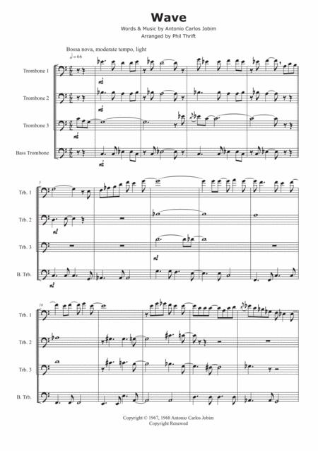 Wave For Trombone Quartet Page 2