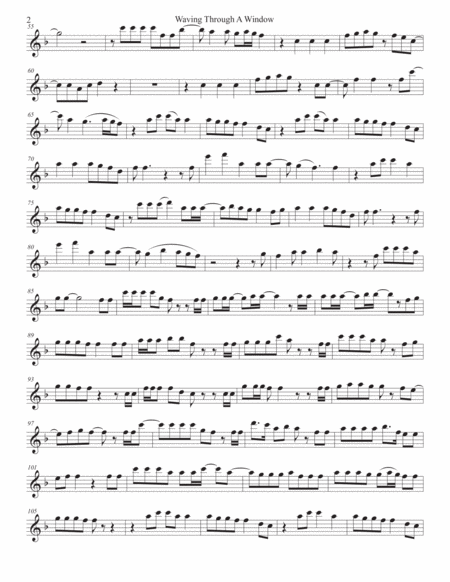 Waving Through A Window Oboe Page 2