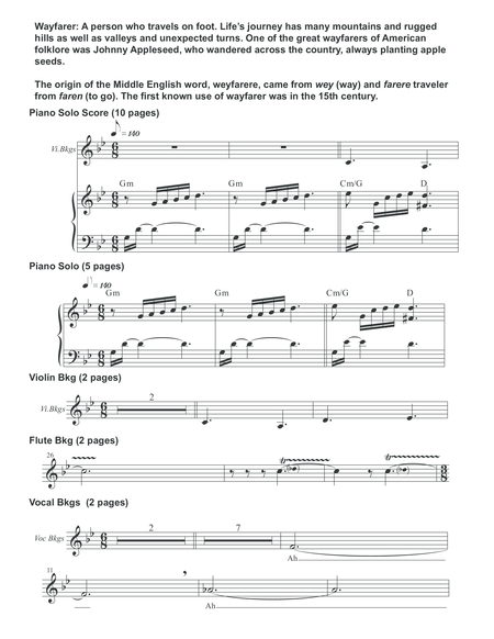 Wayfarer Piano Solo Score Page 2