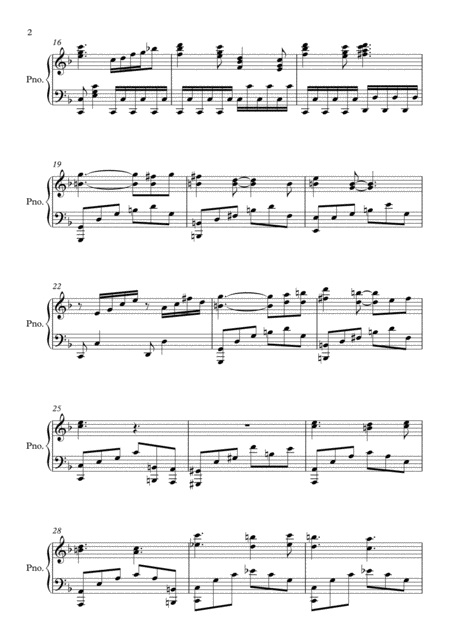 We Are The Champions D Minor By Queen Piano Page 2