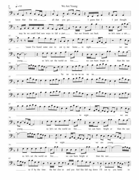 We Are Young Original Key Trombone Page 2