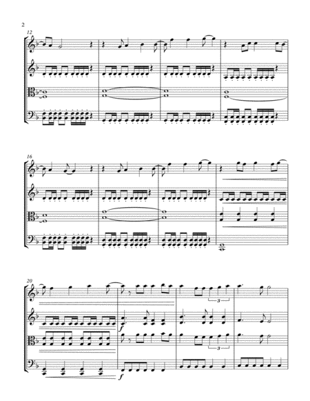 We Belong String Quartet Page 2