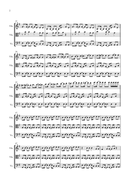 We Found Love By Rihanna Ft Calvin Harris Arranged For String Trio Violin Viola And Cello Page 2