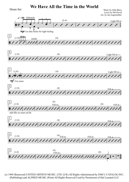 We Have All The Time In The World Jazz Combo Transcription Of Louis Armstrong Recording Page 2