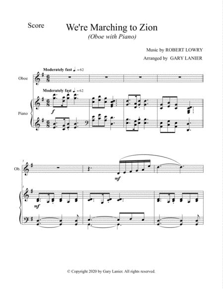 We Re Marching To Zion Duet Oboe And Piano With Score Part Page 2