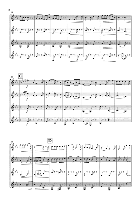 We Re Off To See The Wizard From The Wizard Of Oz For Clarinet Quartet Page 2