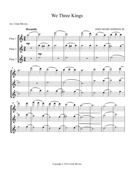 We Three Kings For Flute Trio Page 2