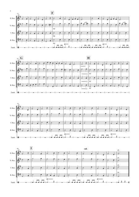 We Three Kings For Recorder Quartet Page 2