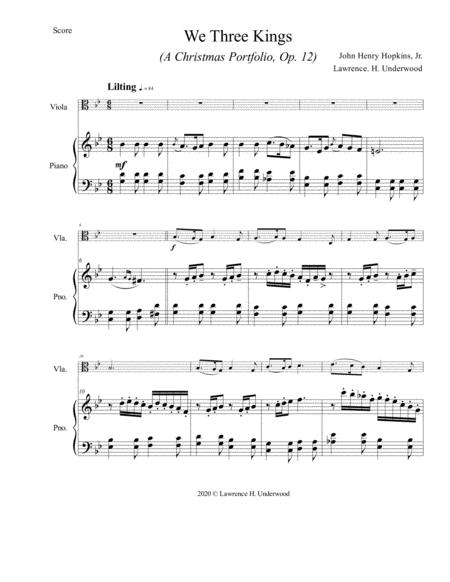 We Three Kings For Solo Viola Page 2