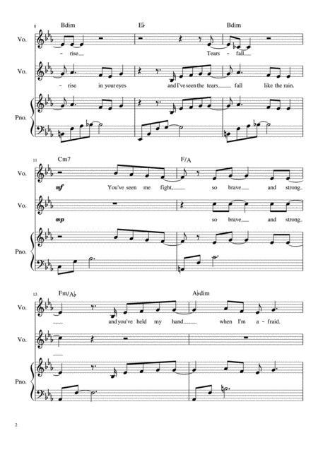 We Will Dance Vocal Duet Page 2