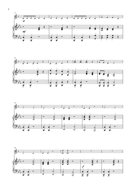 We Will Rock You For Easy Solo Trumpet In Bb And Piano Page 2