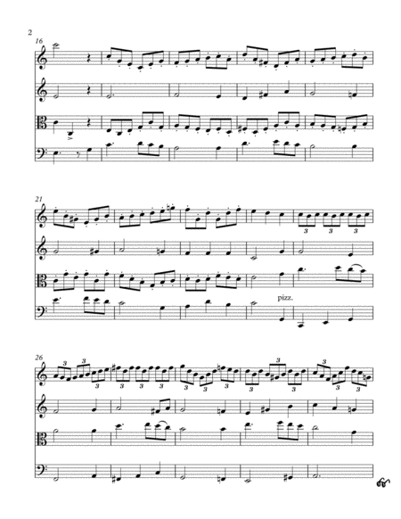 We Wish You A Merry Christmas And Jingle Bell Rock Variations For String Quartet Page 2