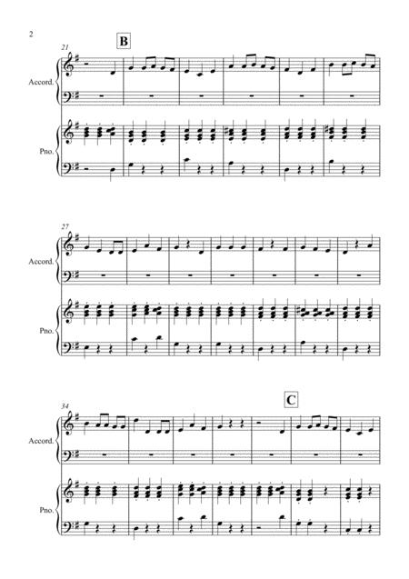 We Wish You A Merry Christmas For Accordion And Piano Page 2