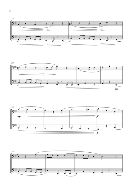 We Wish You A Merry Christmas For Bassoon Duet Suitable For Grades 2 6 Page 2