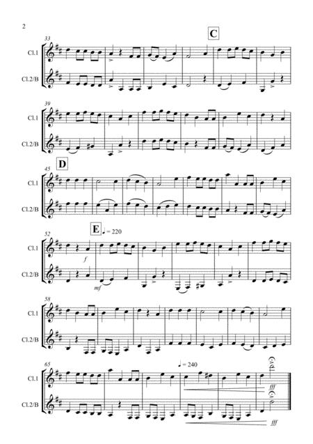 We Wish You A Merry Christmas For Clarinet Duet Page 2