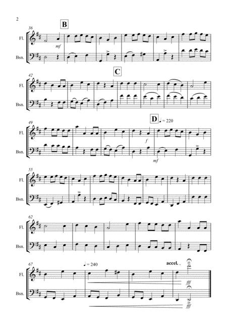 We Wish You A Merry Christmas For Flute And Bassoon Duet Page 2
